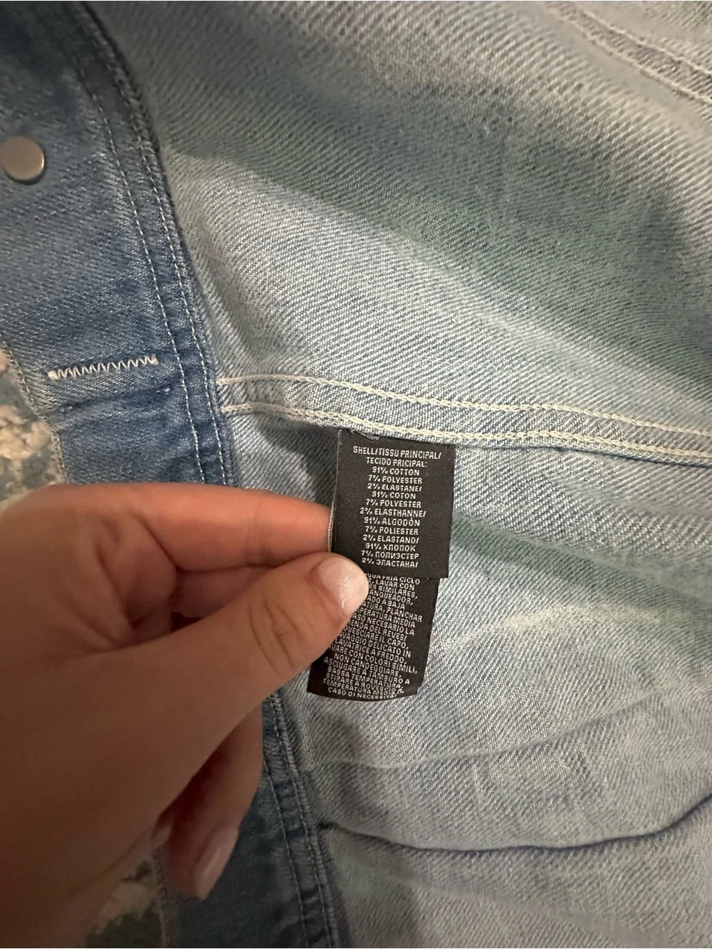 Ralph Lauren Light Wash Distressed Denim Jacket - Made in Italy - Picture 9 of 9